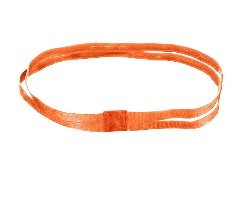 Double wrap non-slip sporty elastic hair band