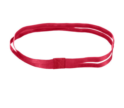 Double wrap non-slip sporty elastic hair band