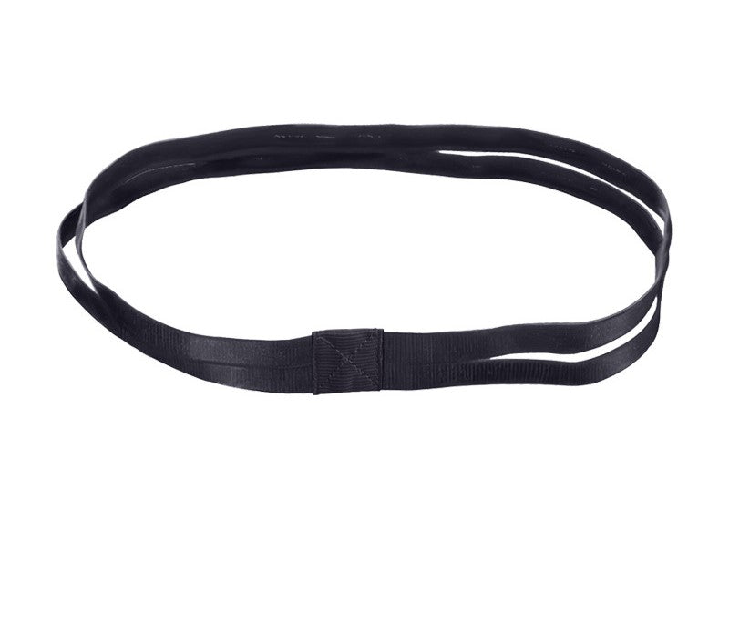 Double wrap non-slip sporty elastic hair band