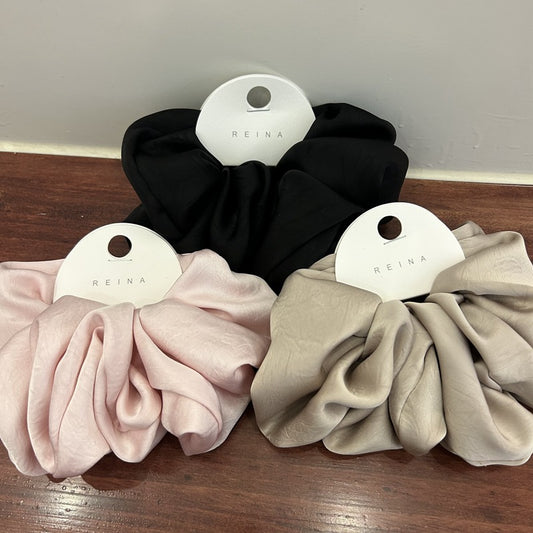 Super soft thick satin large scrunchies