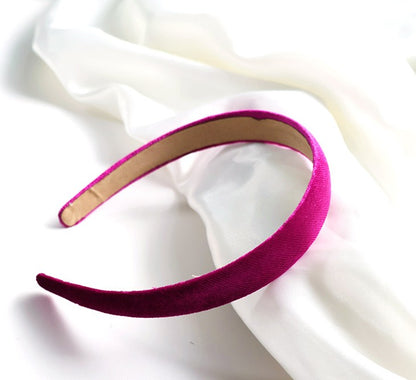 2cm wide velvet headband
