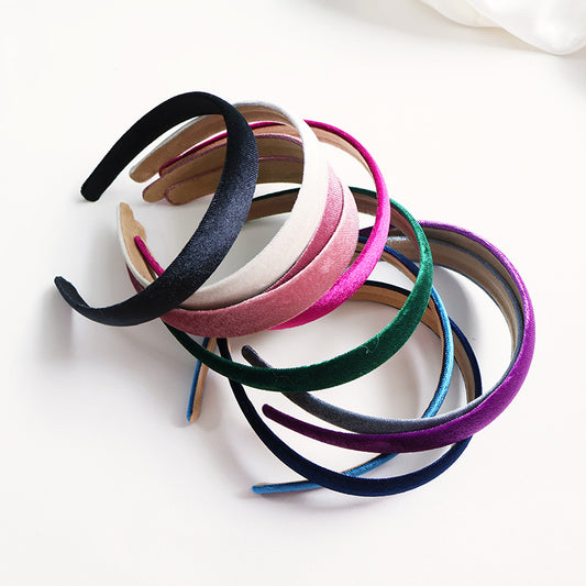2cm wide velvet headband