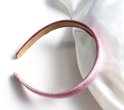 2cm wide velvet headband