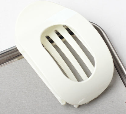Oval flat acrylic hair claw