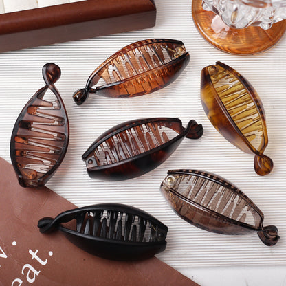 Acrylic banana hair clip