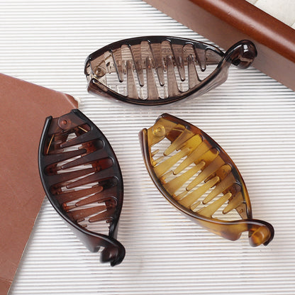 Acrylic banana hair clip