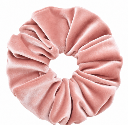Large velvet scrunchies