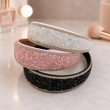 Rhinestone wide headband