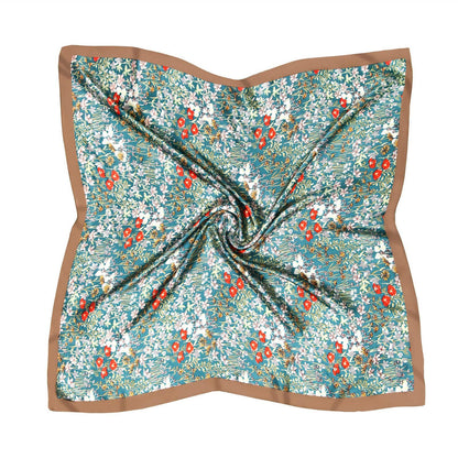 Printed square scarf