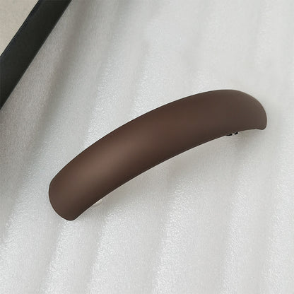 Large arch rectangle resin barrette