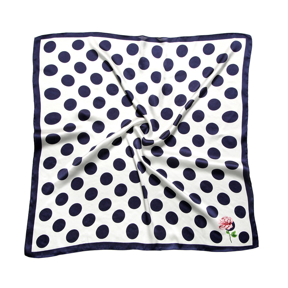 Printed square scarf