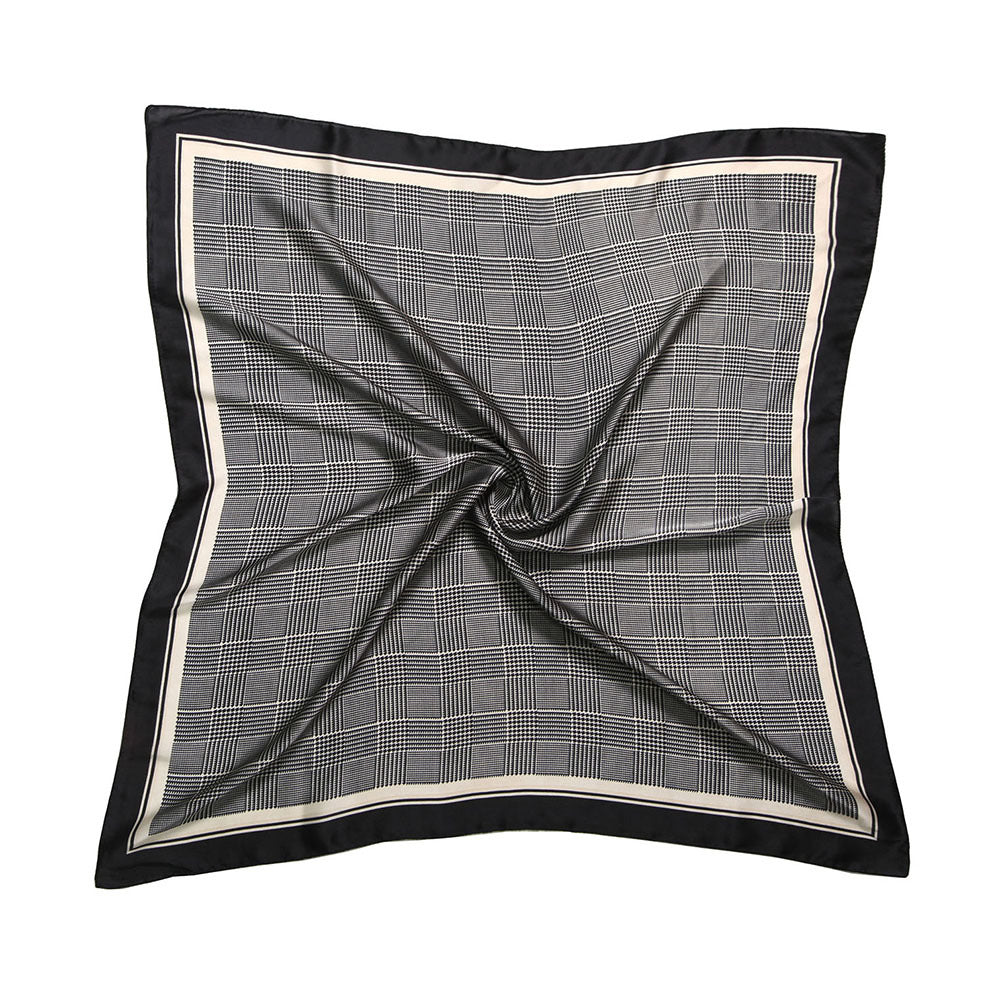 Printed square scarf