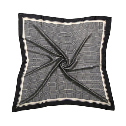 Printed square scarf
