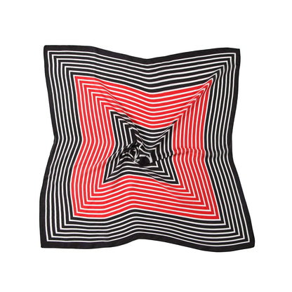 Printed square scarf