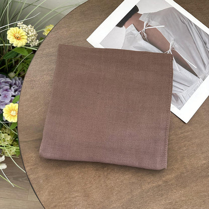Plain square scarf