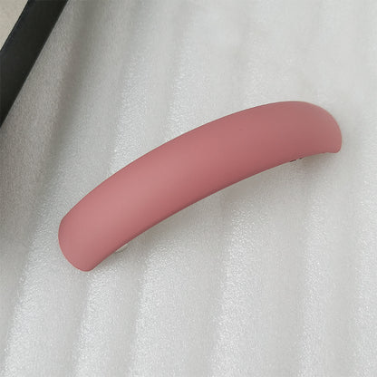 Large arch rectangle resin barrette