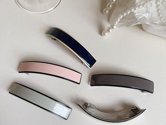 Rectangle arch hair barrette