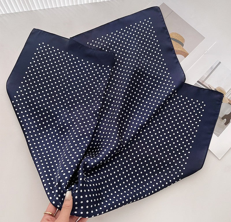 Polka dots square scarf