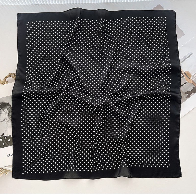 Polka dots square scarf