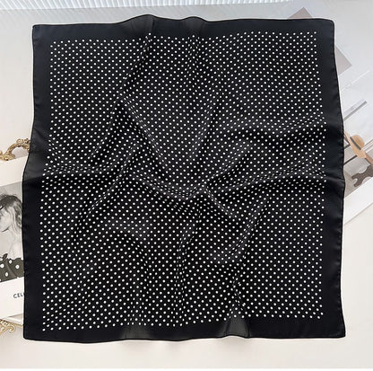 Polka dots square scarf