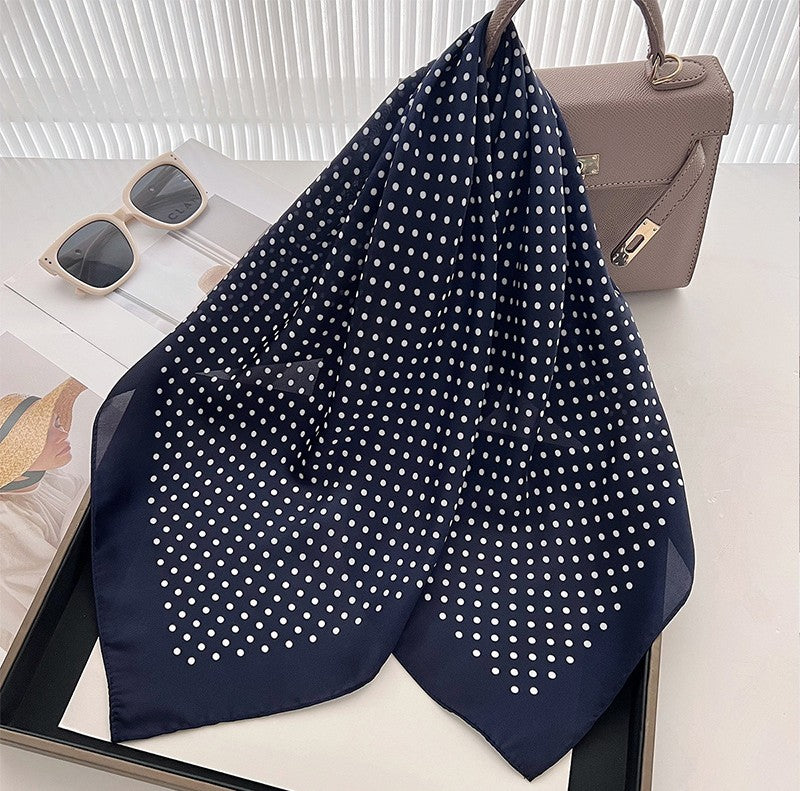 Polka dots square scarf