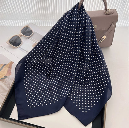 Polka dots square scarf