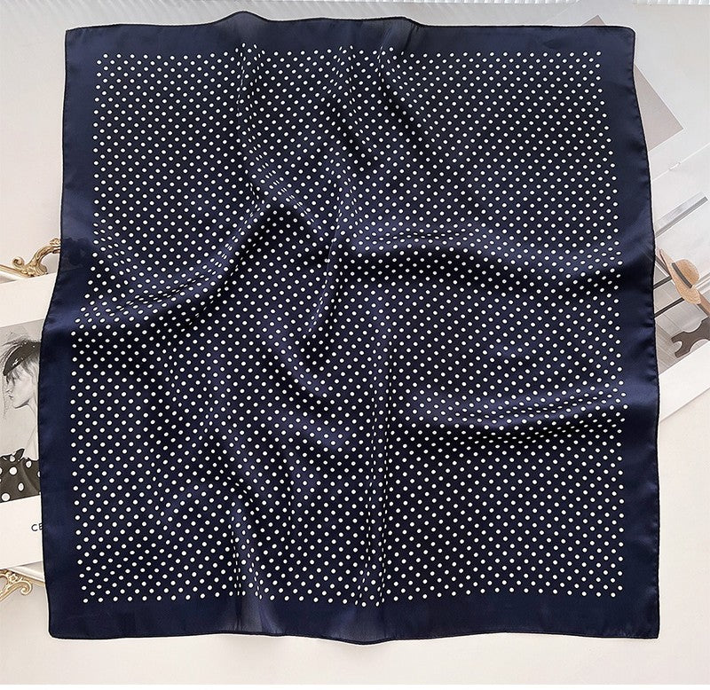Polka dots square scarf