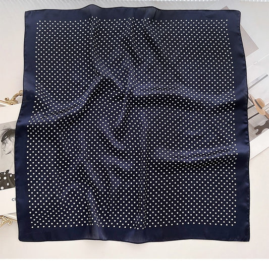 Polka dots square scarf