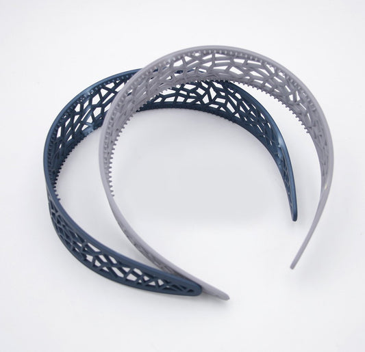 Hollow acrylic headband