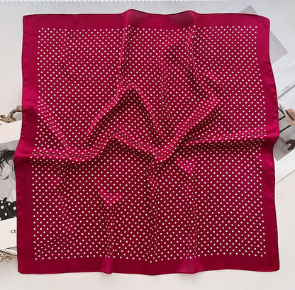 Polka dots square scarf