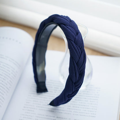 Cotton braided top headband