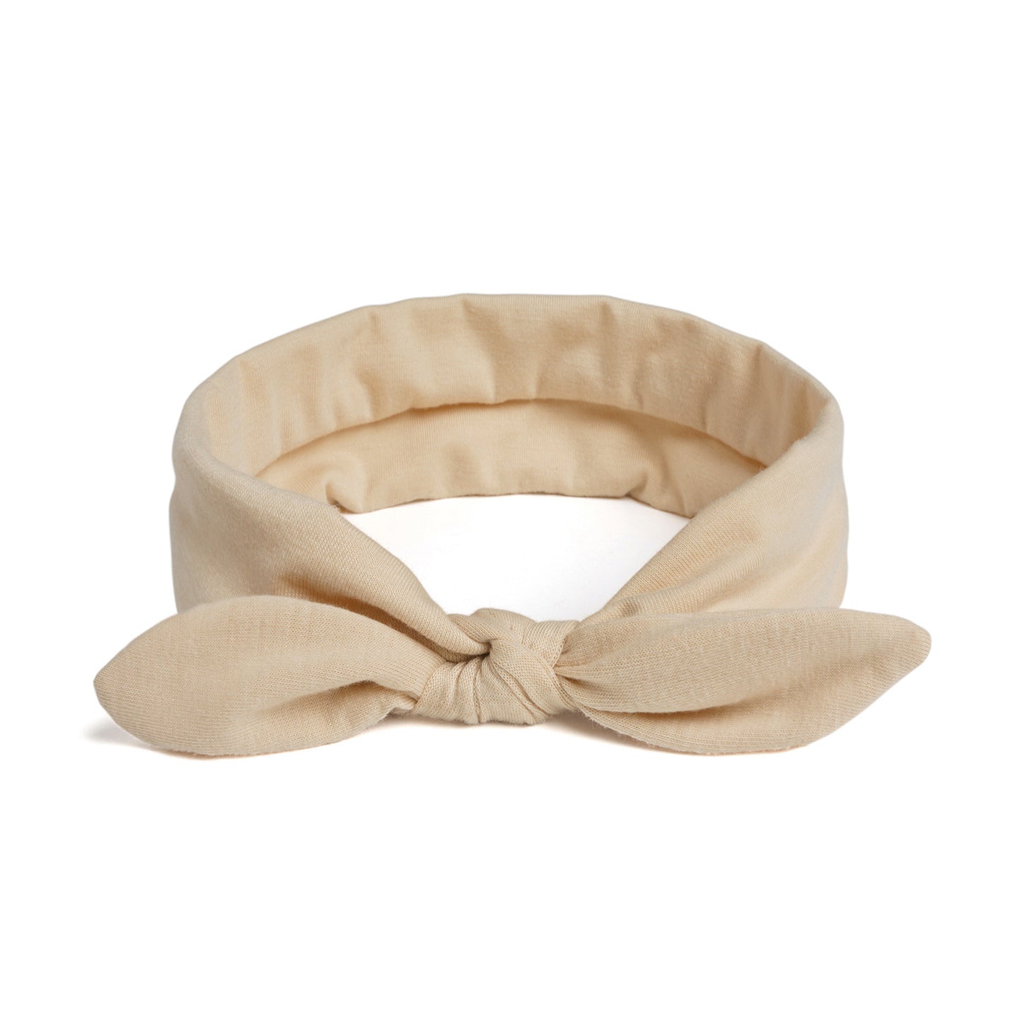 Plain headband with bow