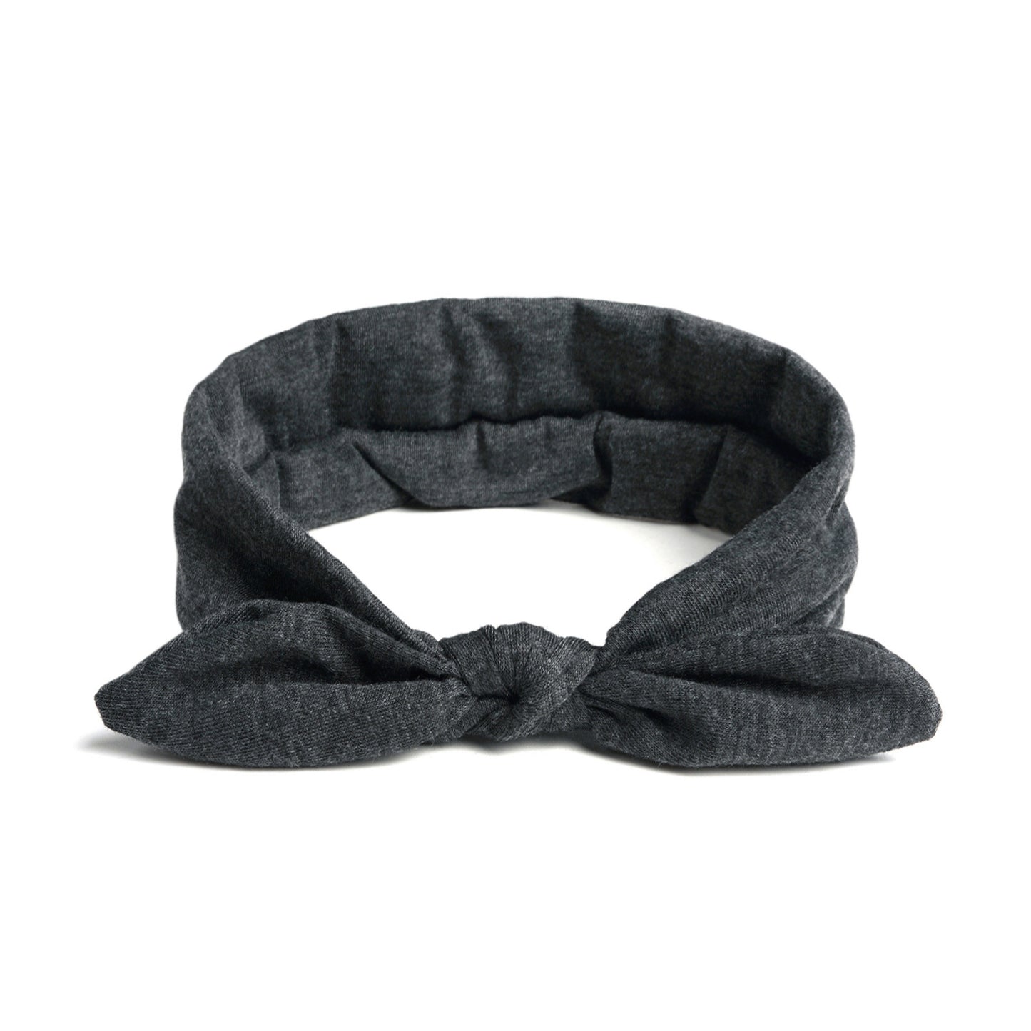 Plain headband with bow