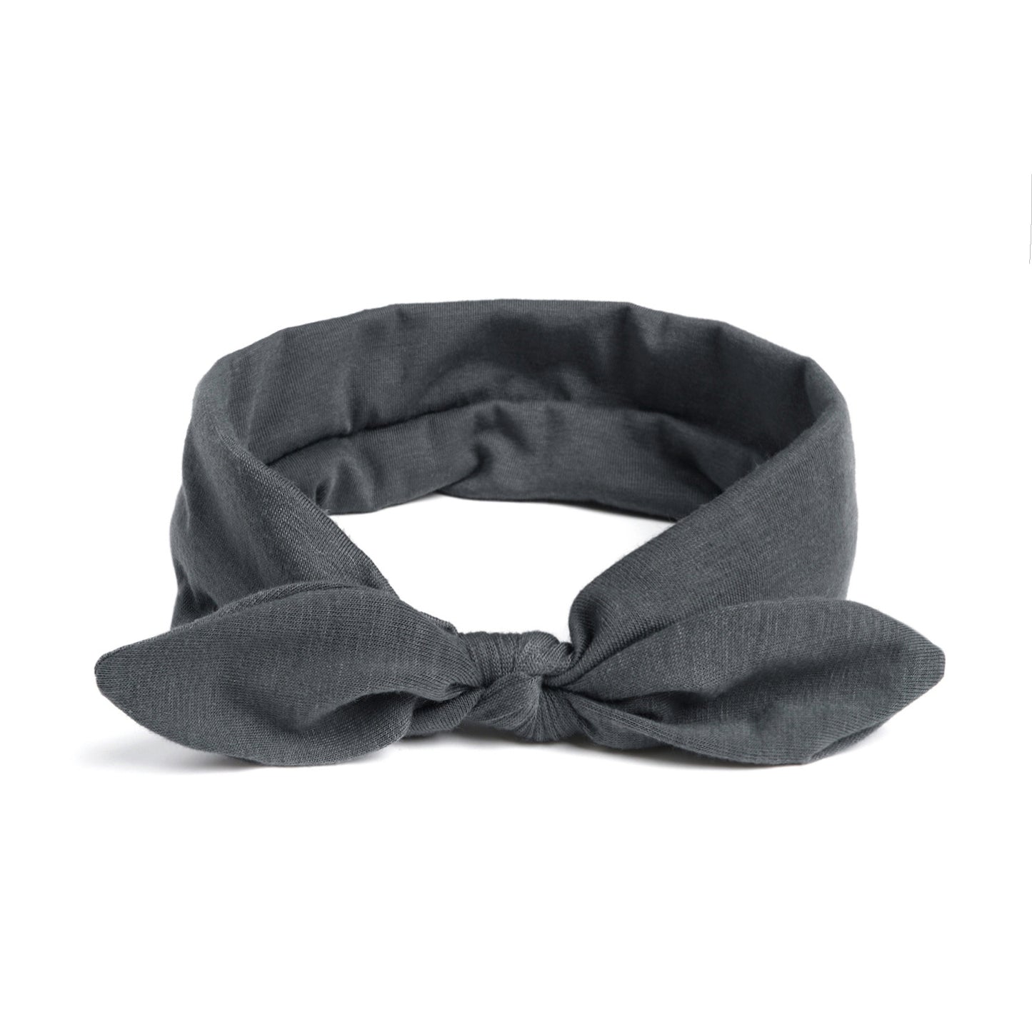 Plain headband with bow