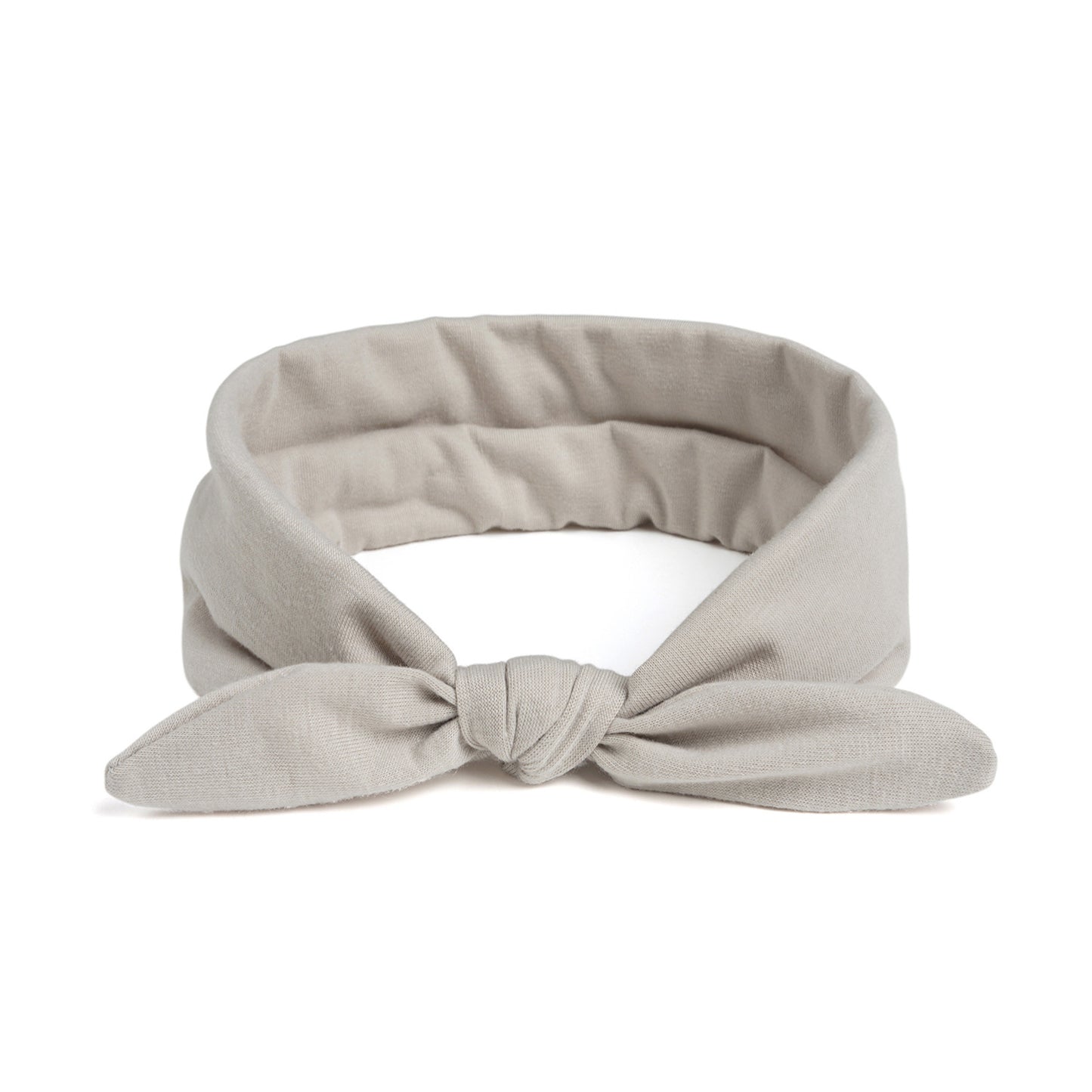 Plain headband with bow