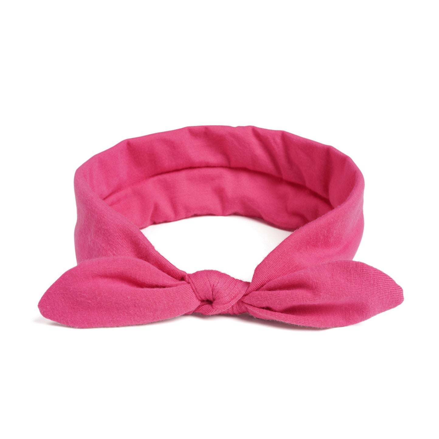 Plain headband with bow