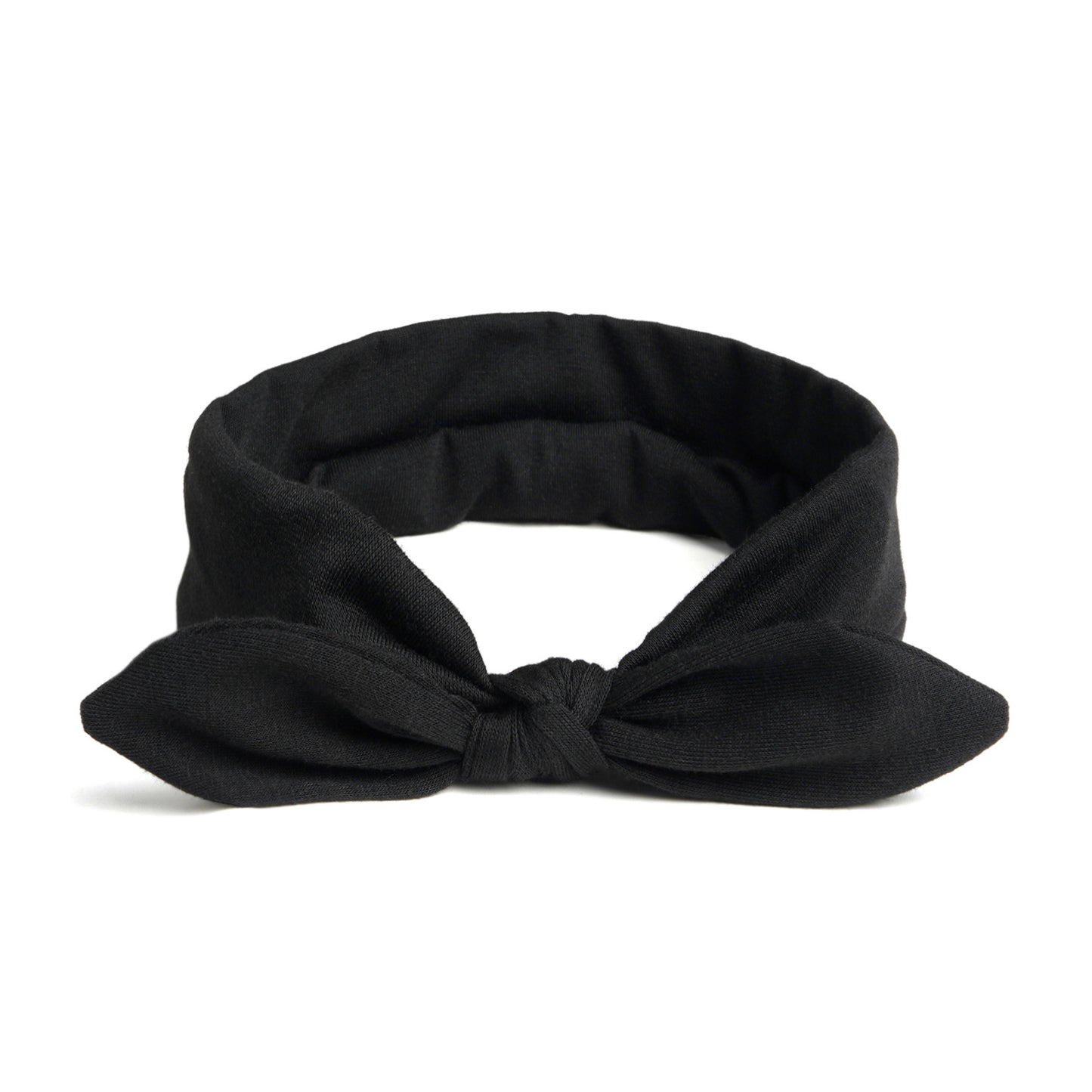 Plain headband with bow