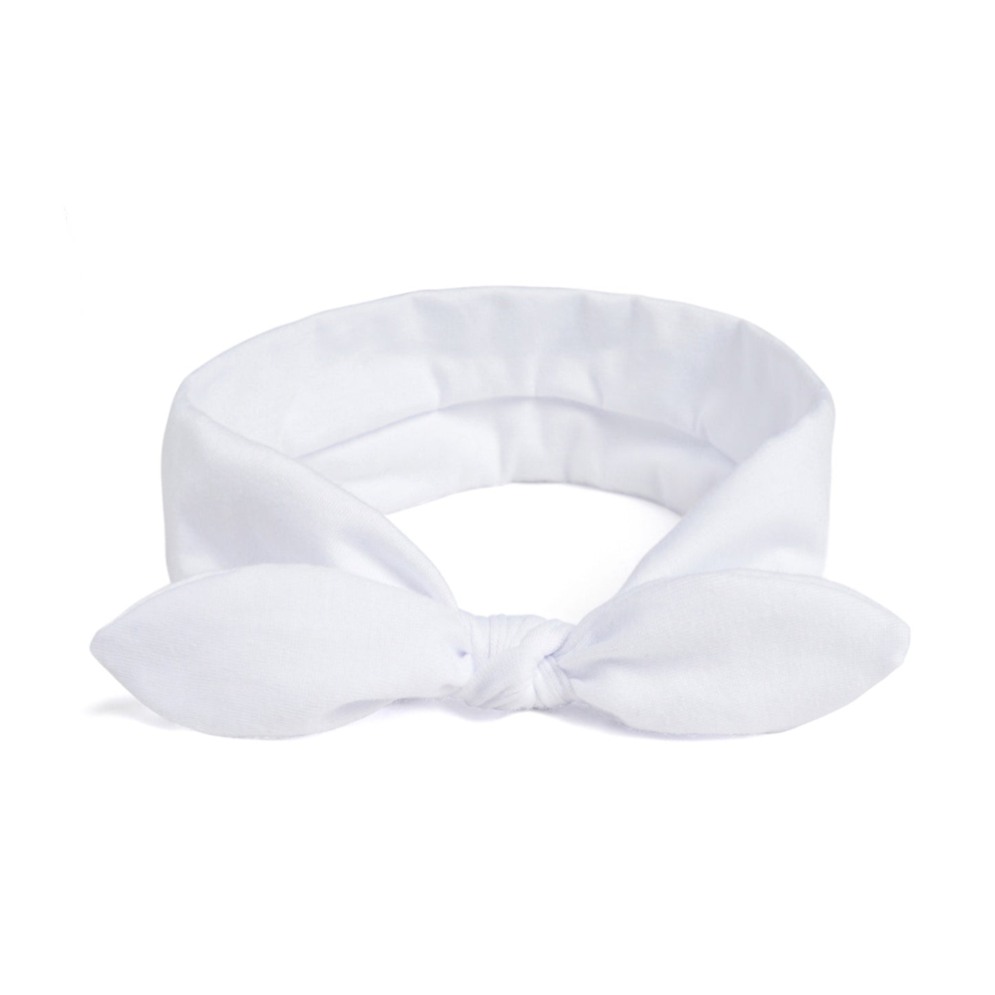 Plain headband with bow