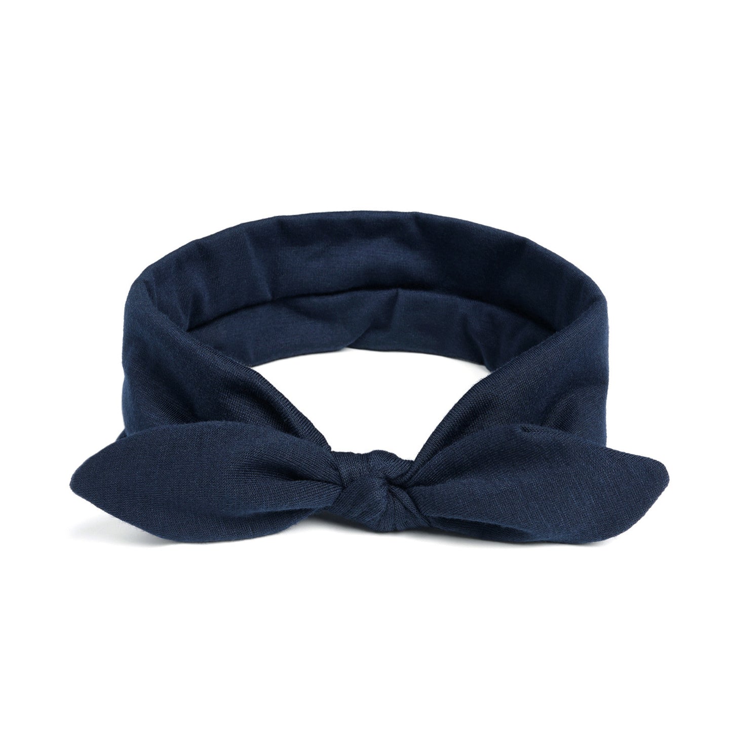 Plain headband with bow