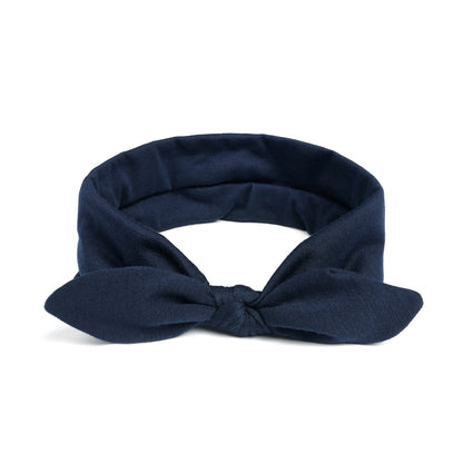Plain headband with bow