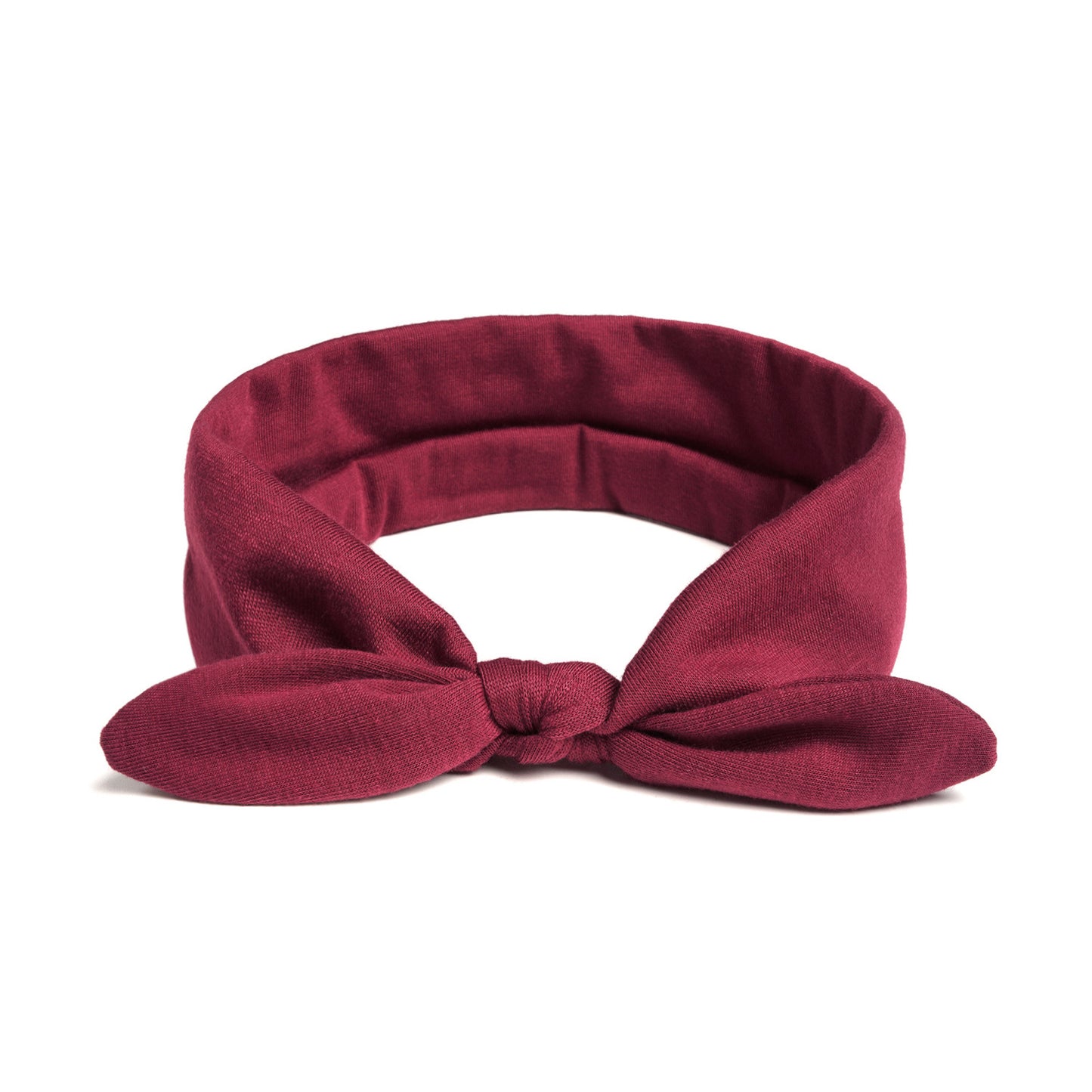 Plain headband with bow
