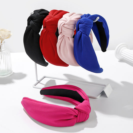 Plain knotted headband