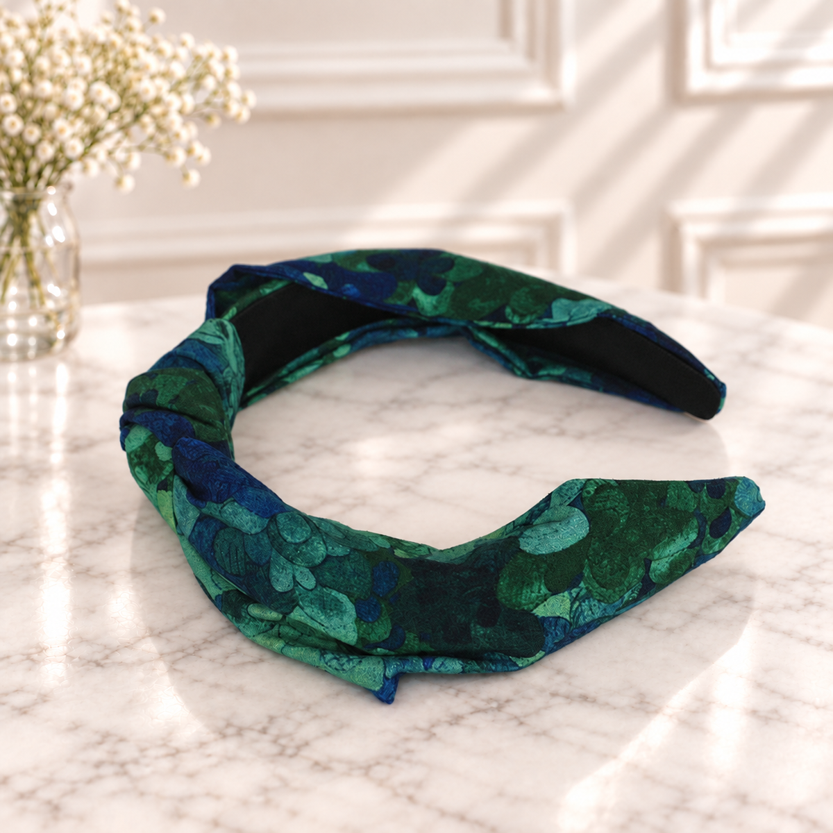 Liberty cotton floral knotted headband