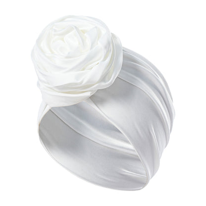 Large flower top loop hairband