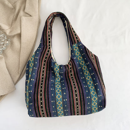 Ethnic style tote bag