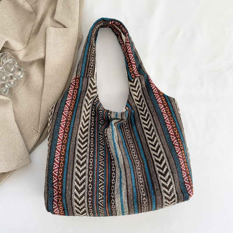 Ethnic style tote bag