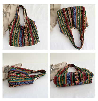 Ethnic style tote bag