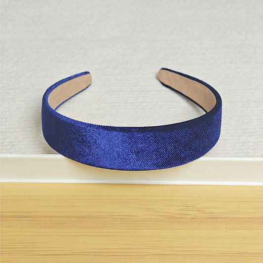 3cm wide flat velvet headband