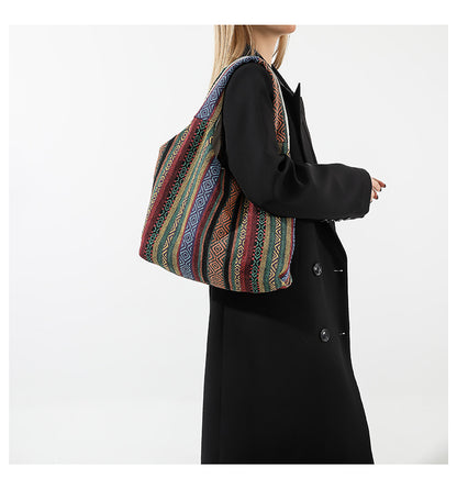 Ethnic style tote bag