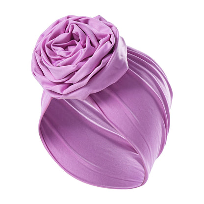 Large flower top loop hairband